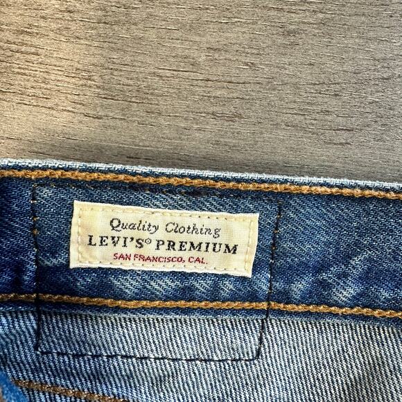 Levi's Wedgie Fit Ankle Jeans Premium Denim Size 24 - Picture 9 of 16